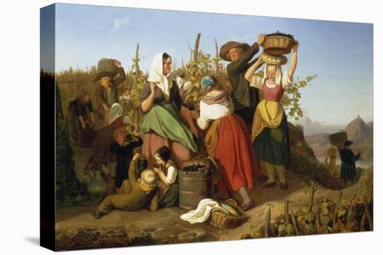 Grape Harvest, 1842-Adolf Richter-Premier Image Canvas