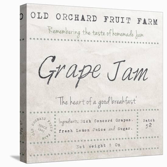 Grape Jam-The Vintage Collection-Stretched Canvas