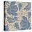 Grapes and Buds Blue and Taupe-Mindy Sommers-Premier Image Canvas