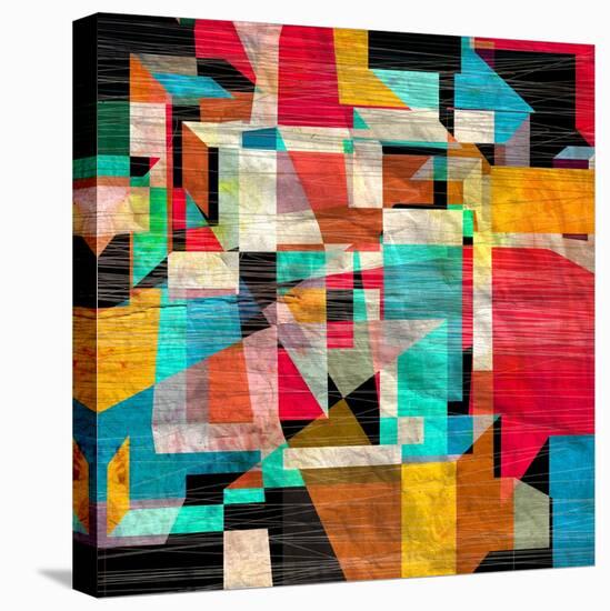 Graphic a Abstract Background with Geometric Elements-Tanor-Stretched Canvas