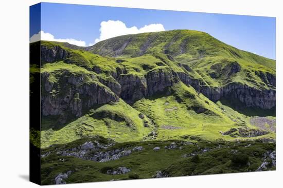 Grassy Ridge, Mountain Pastures, Heavens, Neck, Burr-Jurgen Ulmer-Premier Image Canvas