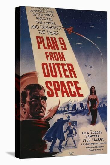 Grave Robbers From Outer Space, 1959, "Plan 9 From Outer Space" Directed by Ed Wood-null-Premier Image Canvas