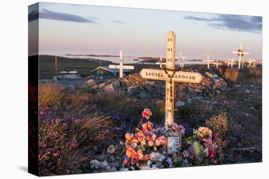 Graveyard, Rankin Inlet, Nunavut, Canada-Paul Souders-Premier Image Canvas