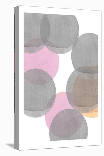 Gray Pink Circles Ii-Louise van Terheijden-Premier Image Canvas