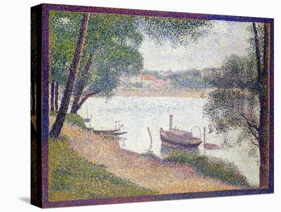 Gray Weather, Grand Jatte-Georges Seurat-Premier Image Canvas