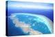 Great Barrier Reef Aerial View-null-Premier Image Canvas