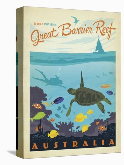 Great Barrier Reef, Australia-Anderson Design Group-Stretched Canvas