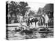 Great Britain, Gold Medallists in the Double Sculls at the 1936 Berlin Olympic Games, 1936-German photographer-Premier Image Canvas