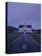 Great Britain, Scotland, Country House, Windows, Illumination, Evening-Thonig-Premier Image Canvas