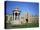 Great Court, Fountain and Great Gate, Trinity College, Cambridge, Cambridgeshire, England-David Hunter-Premier Image Canvas