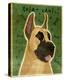 Great Dane (Fawn)-John W Golden-Stretched Canvas