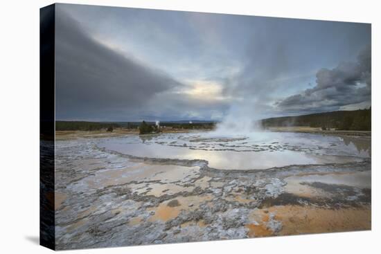 Great Fountain Geyser, Yellowstone National Park.-Alan Majchrowicz-Premier Image Canvas