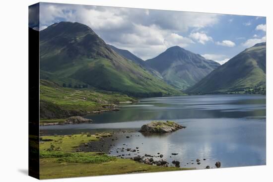 Great Gable, and Yewbarrow, Lake Wastwater, Wasdale, Lake District National Park-James Emmerson-Premier Image Canvas