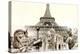 Great Parisian Landmarks - Touristic Collage-Maugli-l-Stretched Canvas