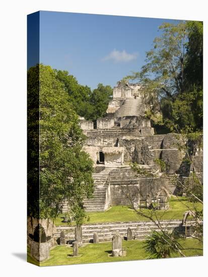 Great Plaza, North Acropolis, Tikal, UNESCO World Heritage Site, Tikal National Park, Guatemala-null-Premier Image Canvas