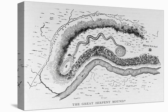 Great Serpent Mound, Locust Grove, Ohio, Narrative and Critical History of America-null-Premier Image Canvas