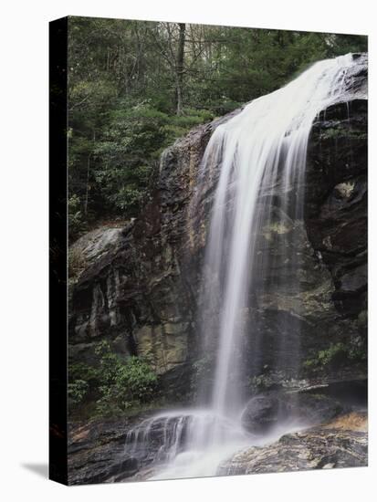 Great Smoky Mountains, a Waterfall Flows from the Forest-Christopher Talbot Frank-Premier Image Canvas