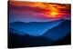 Great Smoky Mountains National Park Scenic Sunset Landscape Vacation Getaway Destination - Gatlinbu-Weidman Photography-Premier Image Canvas
