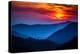 Great Smoky Mountains National Park Scenic Sunset Landscape Vacation Getaway Destination - Gatlinbu-Weidman Photography-Premier Image Canvas