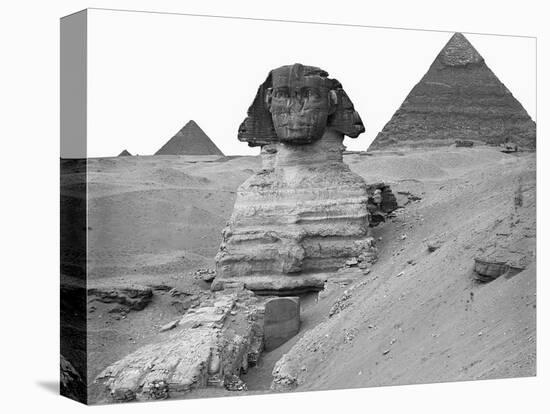 Great Sphinx and Pyramids at Giza-Bettmann-Premier Image Canvas