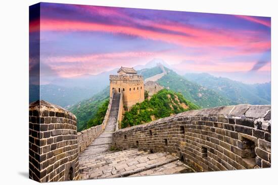 Great Wall of China at the Jinshanling Section.-SeanPavonePhoto-Premier Image Canvas