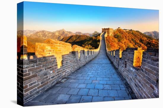 Great Wall of China in Autumn-Liang Zhang-Premier Image Canvas