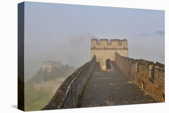 Great Wall of China on a Foggy Morning. Jinshanling, China-Darrell Gulin-Premier Image Canvas