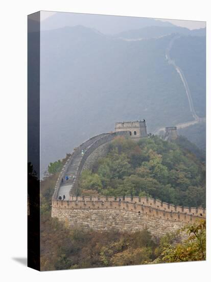 Great Wall of China, UNESCO World Heritage Site, Mutianyu, China, Asia-Kimberly Walker-Premier Image Canvas