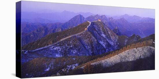 Great Wall Of China Winter-Charles Bowman-Stretched Canvas