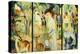 Great Zoological Garden, Triptych, 1912-Auguste Macke-Premier Image Canvas