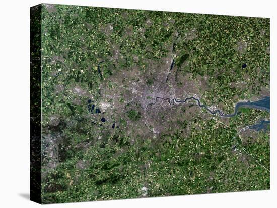Greater London, Satellite Image-PLANETOBSERVER-Premier Image Canvas