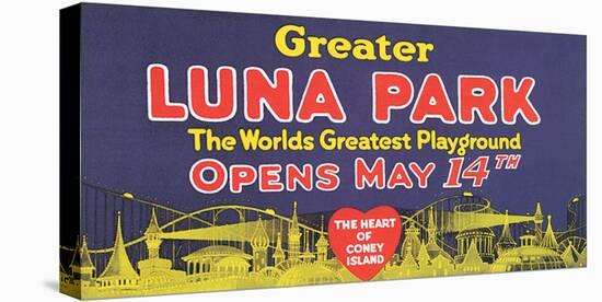 Greater Luna Park Opening-null-Stretched Canvas