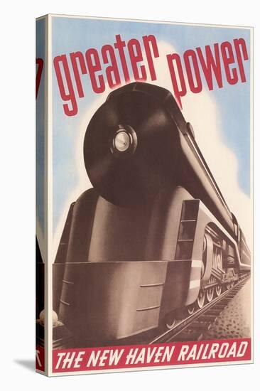 Greater Power, New Haven Railroad-null-Stretched Canvas