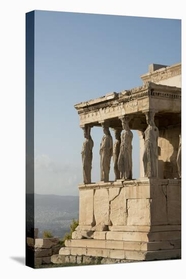 Greece, Athens, Acropolis. Erectheum, Porch of the Caryatids-Cindy Miller Hopkins-Premier Image Canvas