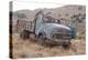 Greece, Crete, Chandras Plateau, Rusted Truck-Catharina Lux-Premier Image Canvas