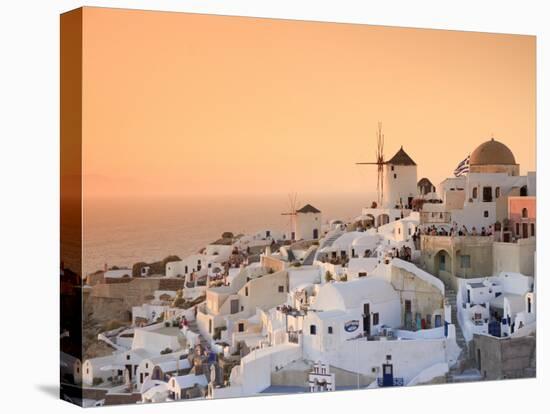 Greece, Cyclades, Santorini, Oia Town and Santorini Caldera-Michele Falzone-Premier Image Canvas