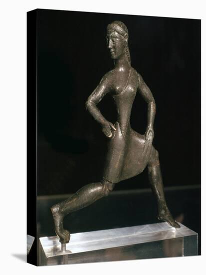 Greek bronze of a girl runner, 6th century BC-Unknown-Premier Image Canvas