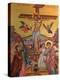 Greek Orthodox Icon Depicting Jesus' Crucifixion, Thessalonica, Macedonia, Greece, Europe-Godong-Premier Image Canvas