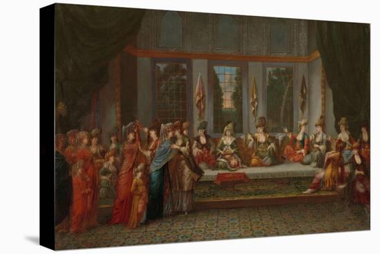 Greek Wedding, c.1720-37-Jean Baptiste Vanmour-Premier Image Canvas