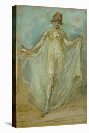 Green and Blue: the Dancer, C.1893-James Abbott McNeill Whistler-Premier Image Canvas