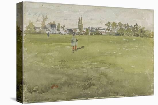 Green and Silver: Beaulieu, Touraine, 1888 (W/C on Linen Mounted on Board)-James Abbott McNeill Whistler-Premier Image Canvas