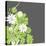 Green and White Flowers-sabelskaya-Stretched Canvas