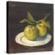 Green Apple I Dark Brown-Carol Rowan-Stretched Canvas