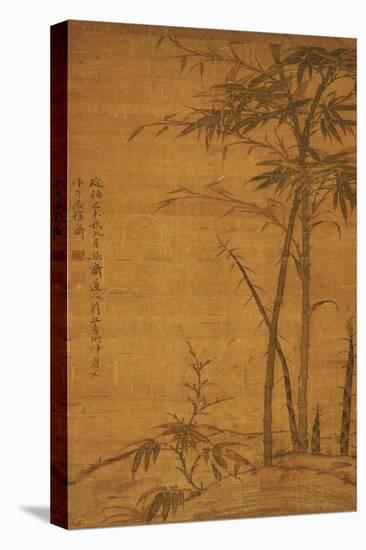 Green Bamboo in the Sheong Gu (Fine Outline) Style, 1319-Li Kan-Premier Image Canvas