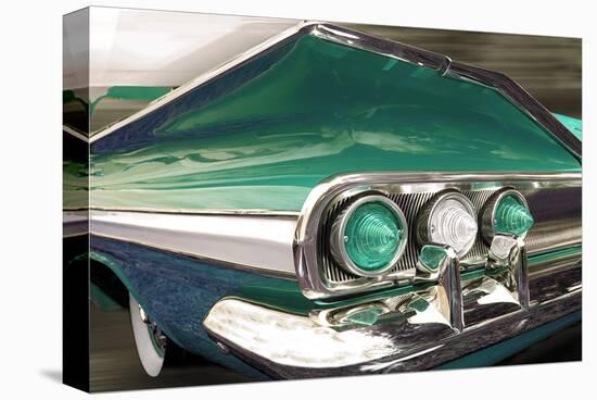 Green Chevy-Richard James-Stretched Canvas