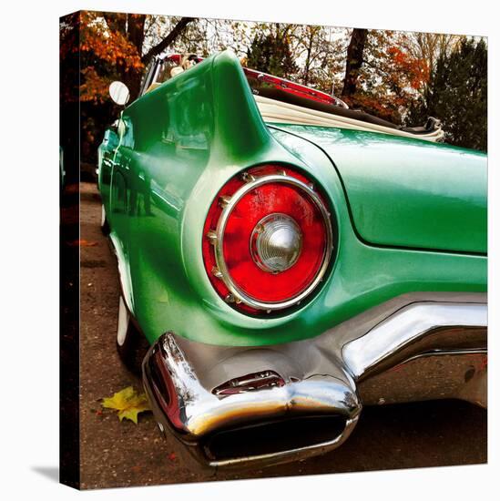 Green Classic American Car Rear Fender-Salvatore Elia-Premier Image Canvas