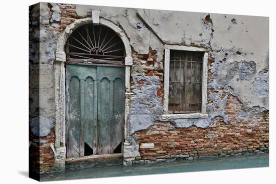 Green Doorway, Venice, Italy-Darrell Gulin-Premier Image Canvas