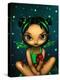Green Dragonling Fairy-Jasmine Becket-Griffith-Stretched Canvas