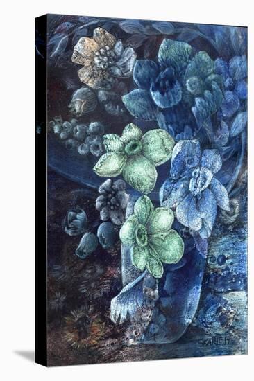 Green Flowers-Skarlett-Premier Image Canvas