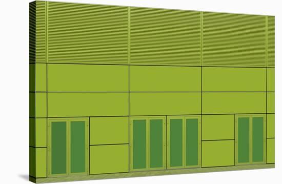 Green Home-Jan Niezen-Stretched Canvas